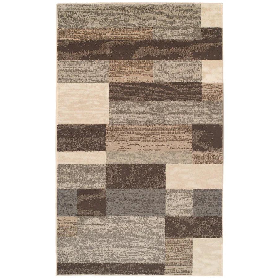 Rockwood Modern Geometric Patchwork Indoor Area Rug or Runner
