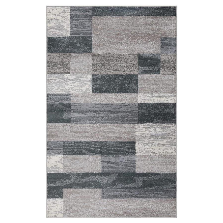 Rockwood Modern Geometric Patchwork Indoor Area Rug or Runner