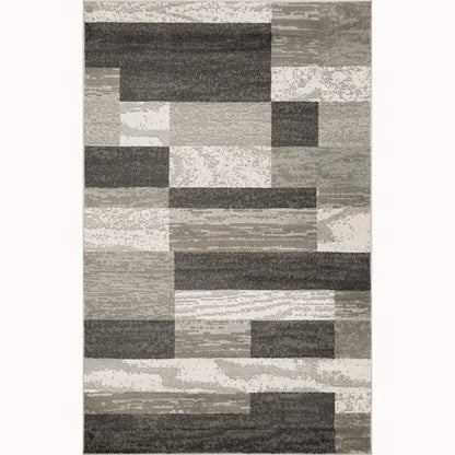 Rockwood Modern Geometric Patchwork Indoor Area Rug or Runner