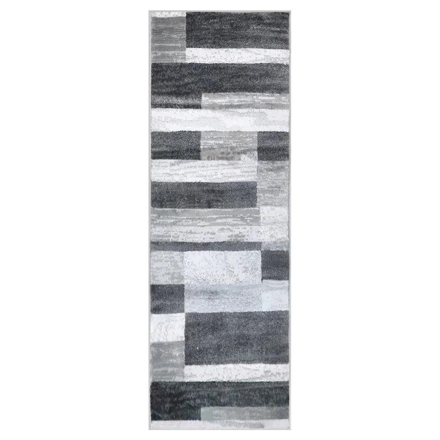 Rockwood Modern Geometric Patchwork Indoor Area Rug or Runner