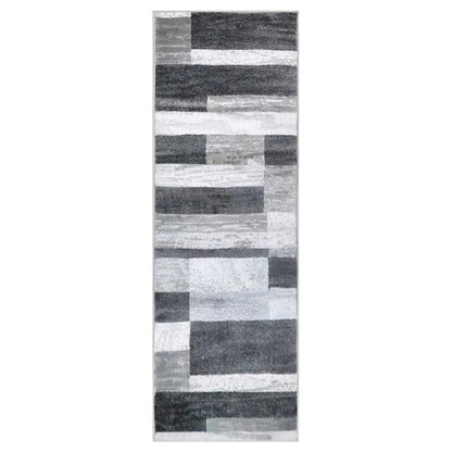 Rockwood Modern Geometric Patchwork Indoor Area Rug or Runner