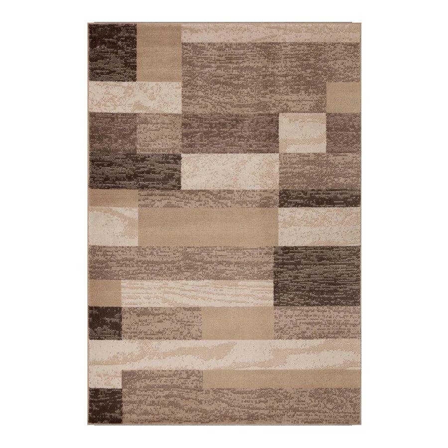 Rockwood Modern Geometric Patchwork Indoor Area Rug or Runner
