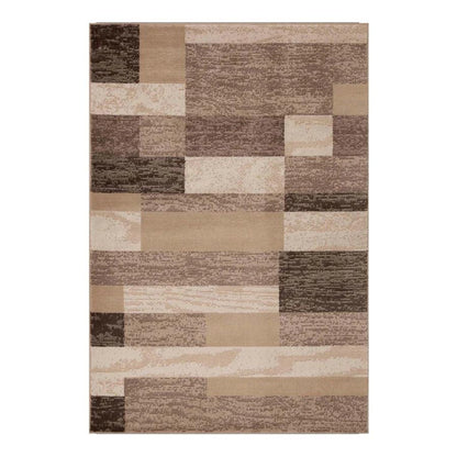 Rockwood Modern Geometric Patchwork Indoor Area Rug or Runner