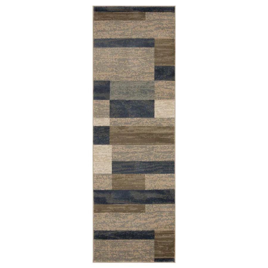 Rockwood Modern Geometric Patchwork Indoor Area Rug or Runner