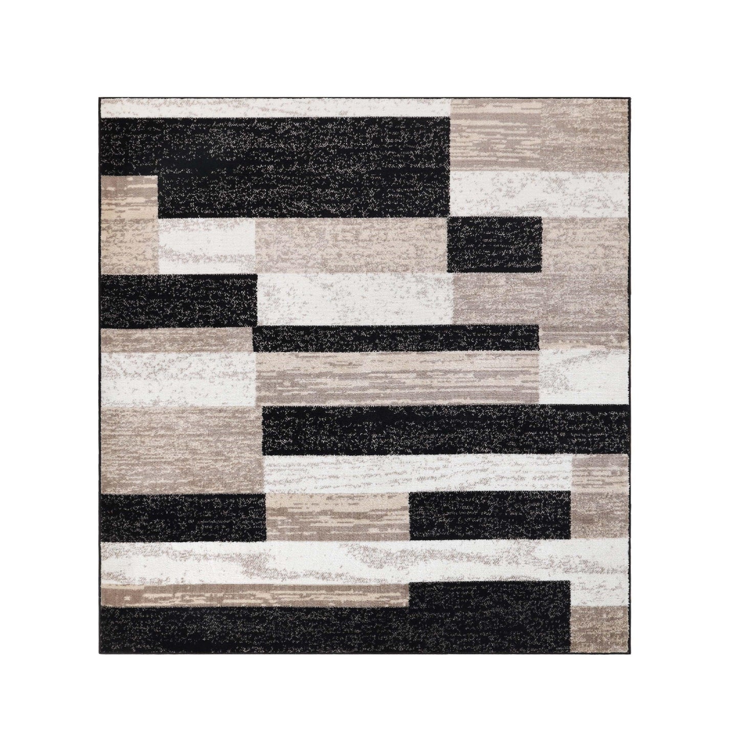 Rockwood Modern Geometric Patchwork Indoor Area Rug or Runner