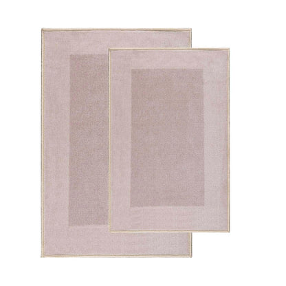 Rome Non-Slip Machine Washable Bath Rug Set