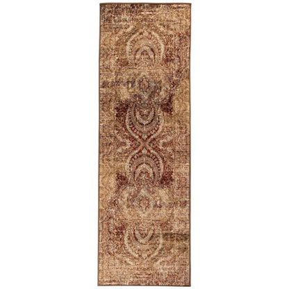 Salford Vintage Abstract Medallion Plush Indoor Area Rug Or Runner