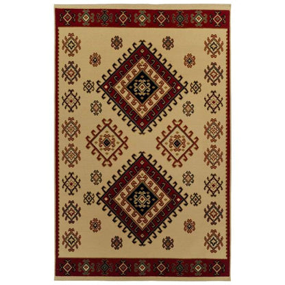 Santa Fe Southwestern Geometric Tribal Indoor Area Rug