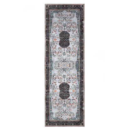 Sparrow Classic Medallion Machine Washable Indoor Area Rug or Runner