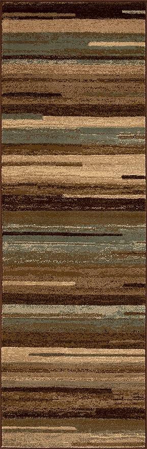 Stripes Abstract Lines Indoor Area Rug or Runner Rug