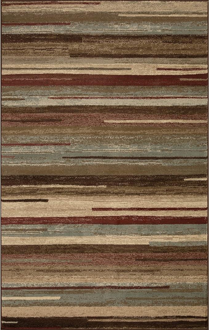 Stripes Abstract Lines Indoor Area Rug or Runner Rug