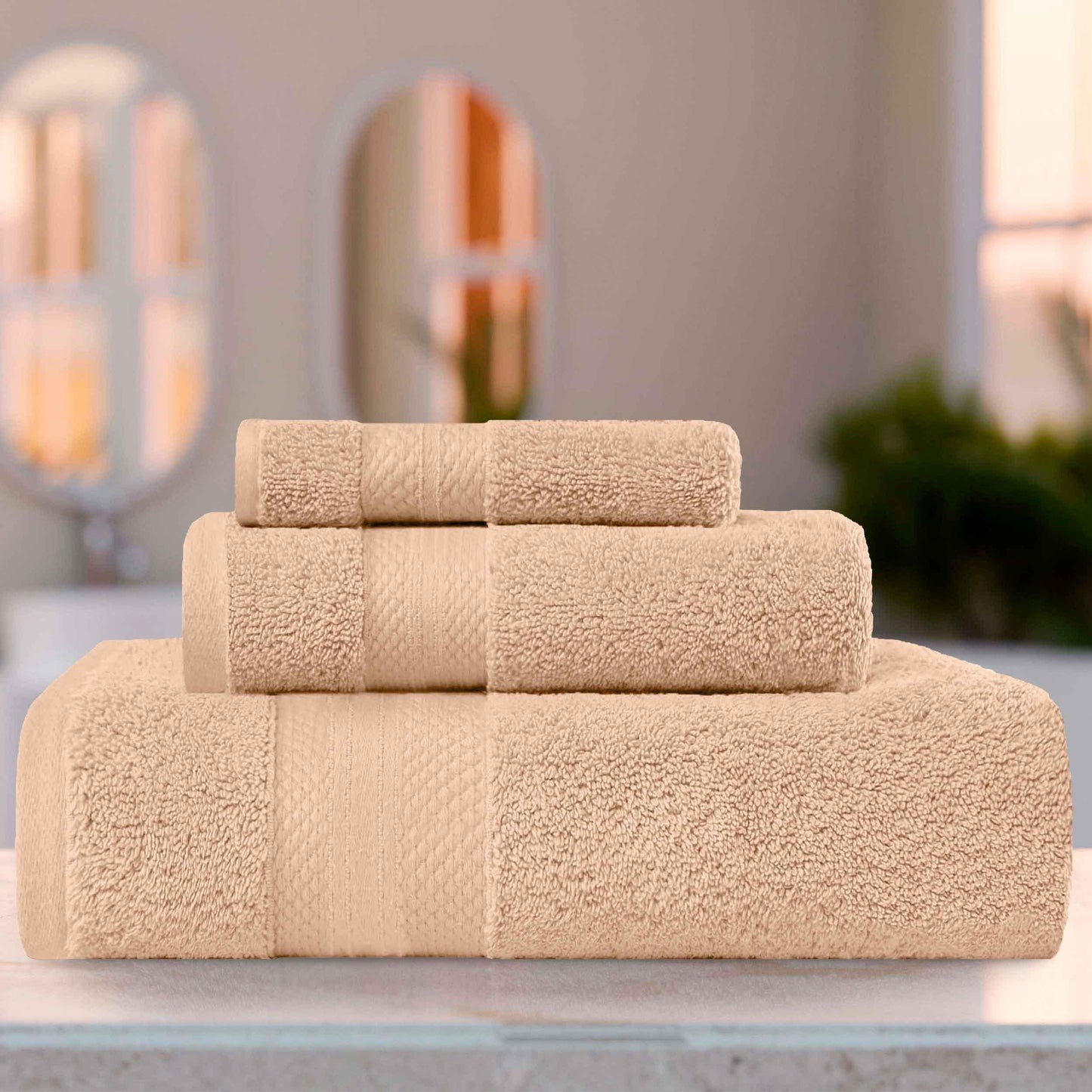 Aria Premium Turkish Cotton Assorted Towel Set Collection