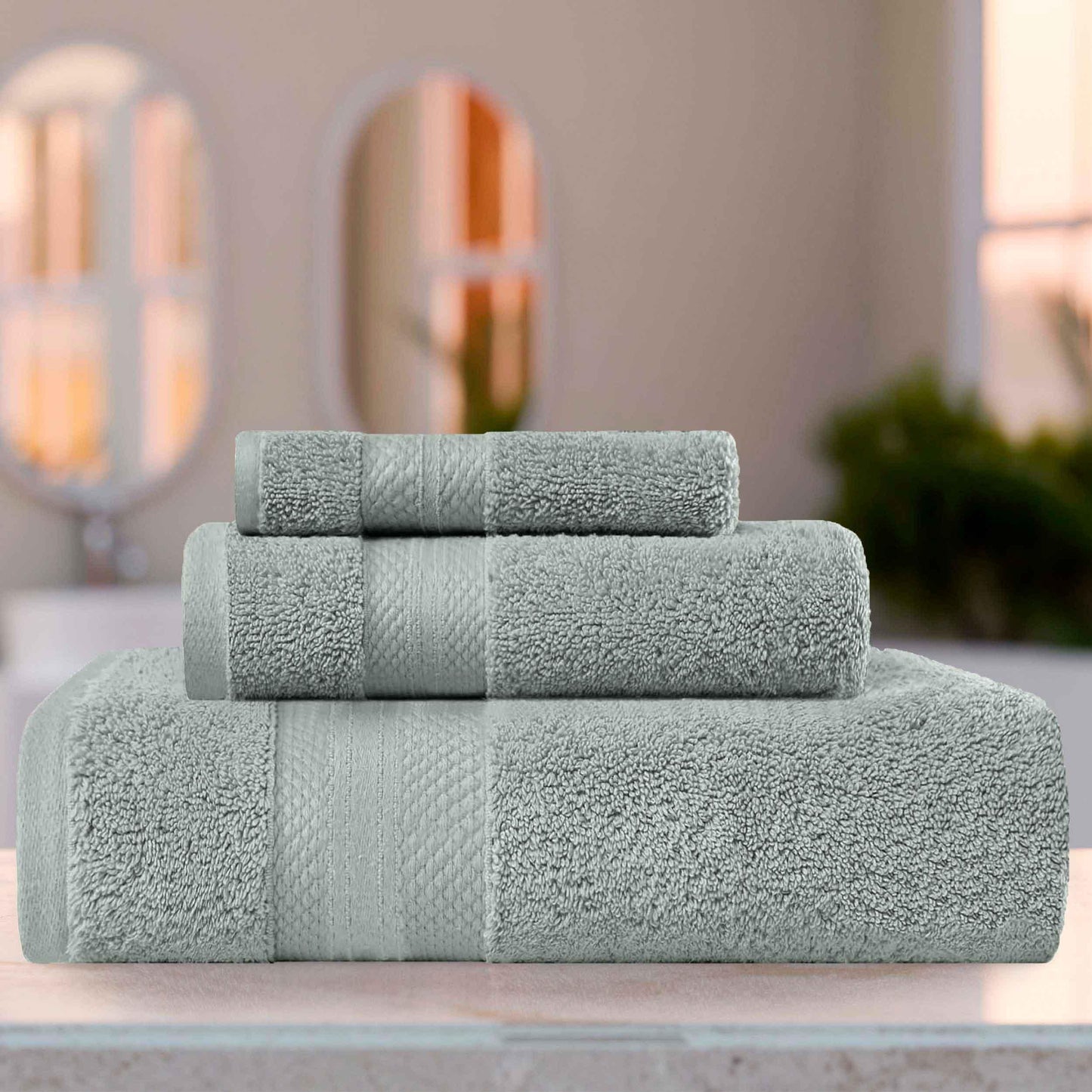 Aria Premium Turkish Cotton Assorted Towel Set Collection
