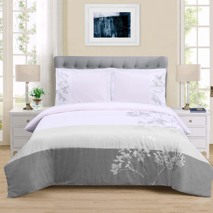 Sydney Floral Damask Cotton Duvet Cover Set