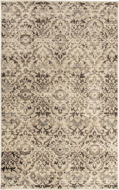 Tamara Modern Farmhouse Floral Damask Indoor Area Rug