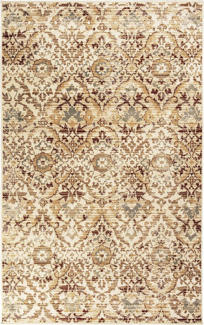 Tamara Modern Farmhouse Floral Damask Indoor Area Rug