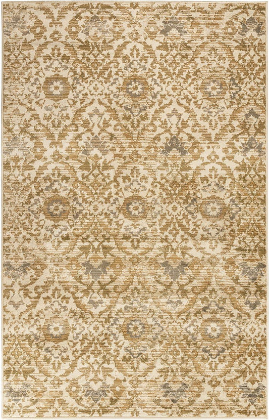 Tamara Modern Farmhouse Floral Damask Indoor Area Rug