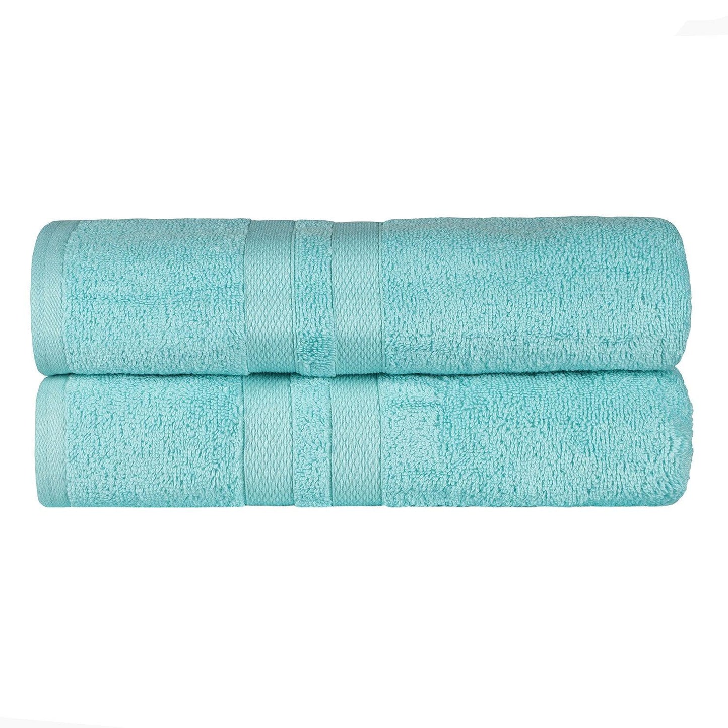 Ultra Soft Cotton Absorbent Solid Bath Sheet Set of 2