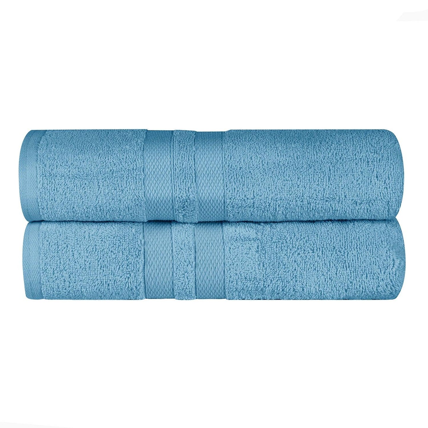 Ultra Soft Cotton Absorbent Solid Bath Sheet Set of 2