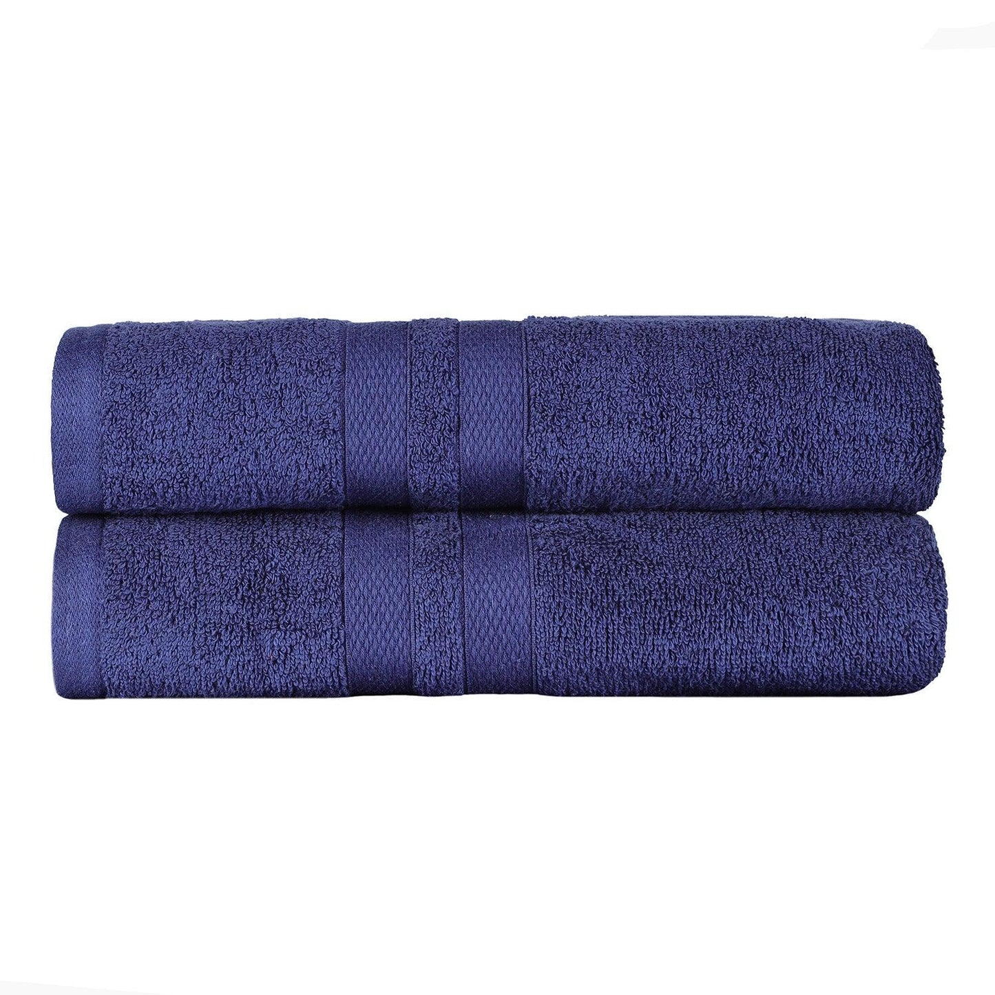 Ultra Soft Cotton Absorbent Solid Bath Sheet Set of 2