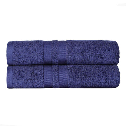 Ultra Soft Cotton Absorbent Solid Bath Sheet Set of 2