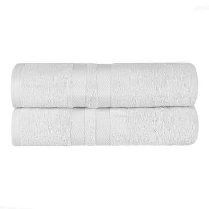 Ultra Soft Cotton Absorbent Solid Bath Sheet Set of 2