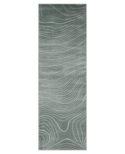 Veer Modern Abstract Wood Grain Indoor Area Rug Or Runner