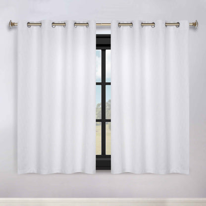 Zuri Textured Waves Room Darkening Blackout Curtains, Set of 2